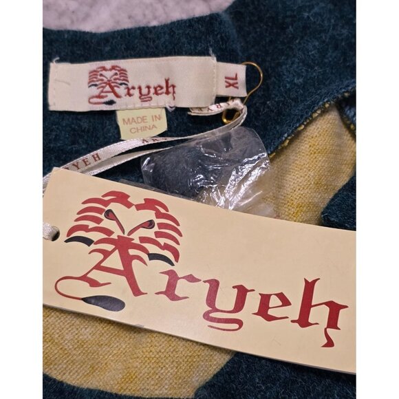 Aryeh Womens Multicolor‎ Paisley Mini Sweater Dress Short Sleeve Size XL NWT - Picture 6 of 12